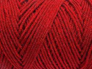 Items made with this yarn are machine washable & dryable. Composition 100% Dralon Acrylic, Brand Ice Yarns, Dark Red, Yarn Thickness 4 Medium Worsted, Afghan, Aran, fnt2-55793 