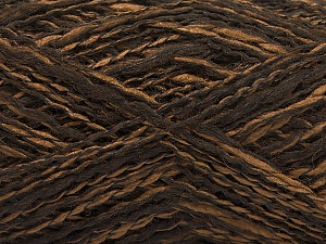 Composition 44% Laine, 44% Acrylique, 12% Polyamide, Brand Ice Yarns, Brown Shades, Yarn Thickness 2 Fine Sport, Baby, fnt2-56189