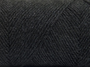 Fiber Content 50% Wool, 50% Acrylic, Brand Ice Yarns, Anthracite Black, Yarn Thickness 3 Light DK, Light, Worsted, fnt2-56425