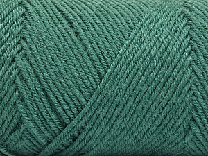 Fiber Content 50% Wool, 50% Acrylic, Sea Green, Brand Ice Yarns, Yarn Thickness 3 Light DK, Light, Worsted, fnt2-56432