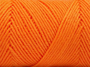 Fiber Content 50% Wool, 50% Acrylic, Orange, Brand Ice Yarns, Yarn Thickness 3 Light DK, Light, Worsted, fnt2-56438