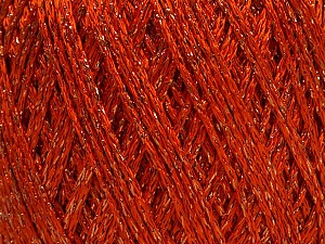 Composition 85% Viscose, 15% Métallique Lurex, Orange, Brand Ice Yarns, Copper, Yarn Thickness 3 Light DK, Light, Worsted, fnt2-57041