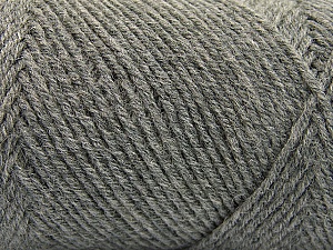 Fiber Content 50% Wool, 50% Acrylic, Brand Ice Yarns, Grey, Yarn Thickness 3 Light DK, Light, Worsted, fnt2-57172