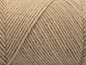 Fiber Content 50% Wool, 50% Acrylic, Brand Ice Yarns, Cafe Latte, Yarn Thickness 3 Light DK, Light, Worsted, fnt2-57173