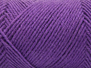 Fiber Content 50% Wool, 50% Acrylic, Lavender, Brand Ice Yarns, Yarn Thickness 3 Light DK, Light, Worsted, fnt2-57178