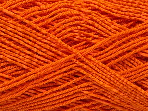 Composition 100% Coton, Brand Ice Yarns, Dark Orange, Yarn Thickness 2 Fine Sport, Baby, fnt2-57318