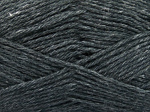 Fiber Content 65% Merino Wool, 35% Silk, Brand Ice Yarns, Anthracite Black, Yarn Thickness 3 Light DK, Light, Worsted, fnt2-57664