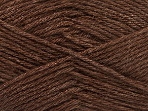 Fiber Content 65% Merino Wool, 35% Silk, Brand Ice Yarns, Brown, Yarn Thickness 3 Light DK, Light, Worsted, fnt2-57665