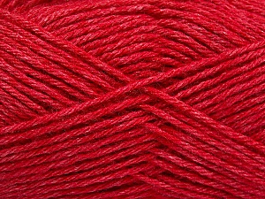Fiber Content 65% Merino Wool, 35% Silk, Red, Brand Ice Yarns, Yarn Thickness 3 Light DK, Light, Worsted, fnt2-57675