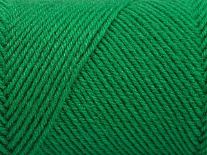 Fiber Content 50% Acrylic, 50% Wool, Brand Ice Yarns, Green, Yarn Thickness 3 Light DK, Light, Worsted, fnt2-57733