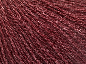 Fiber Content 65% Merino Wool, 35% Silk, Brand Ice Yarns, Burgundy, Yarn Thickness 1 SuperFine Sock, Fingering, Baby, fnt2-57859
