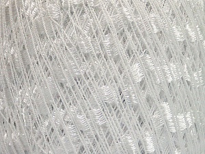 Trellis Fiber Content 100% Polyester, White, Brand Ice Yarns, Yarn Thickness 5 Bulky Chunky, Craft, Rug, fnt2-58064
