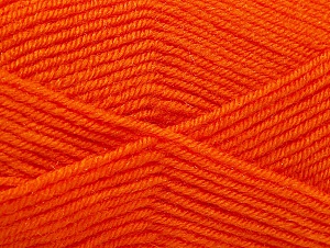 Composition 60% Acrylique, 40% Laine, Light Orange, Brand Ice Yarns, Yarn Thickness 3 Light DK, Light, Worsted, fnt2-58336