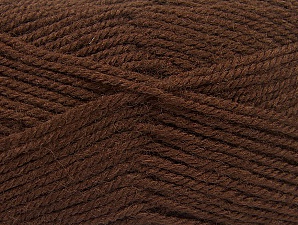 Fiber Content 50% Acrylic, 50% Wool, Brand Ice Yarns, Brown, Yarn Thickness 4 Medium Worsted, Afghan, Aran, fnt2-58369