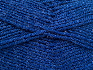 Fiber Content 50% Wool, 50% Acrylic, Brand Ice Yarns, Dark Blue, Yarn Thickness 4 Medium Worsted, Afghan, Aran, fnt2-58373