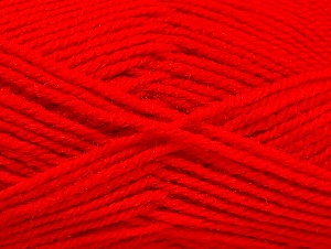 Fiber Content 50% Wool, 50% Acrylic, Red, Brand Ice Yarns, Yarn Thickness 4 Medium Worsted, Afghan, Aran, fnt2-58376