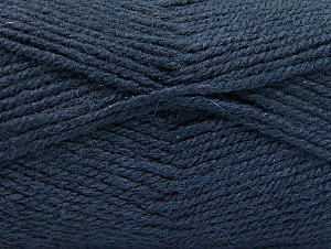Fiber Content 50% Wool, 50% Acrylic, Navy, Brand Ice Yarns, Yarn Thickness 4 Medium Worsted, Afghan, Aran, fnt2-58383