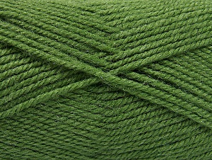 Fiber Content 50% Wool, 50% Acrylic, Brand Ice Yarns, Green, Yarn Thickness 4 Medium Worsted, Afghan, Aran, fnt2-58384