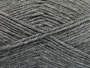 Worsted Fiber Content 100% Acrylic, Brand Ice Yarns, Grey, Yarn Thickness 4 Medium Worsted, Afghan, Aran, fnt2-58559
