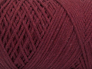 Please be advised that yarn iade made of recycled cotton, and dye lot differences occur. Fiber Content 100% Cotton, Brand Ice Yarns, Burgundy, Yarn Thickness 4 Medium Worsted, Afghan, Aran, fnt2-60151