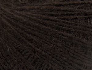 Fiber Content 50% Wool, 50% Acrylic, Brand Ice Yarns, Dark Brown, Yarn Thickness 2 Fine Sport, Baby, fnt2-60180