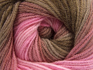 Fiber Content 100% Acrylic, Pink Shades, Brand Ice Yarns, Brown Shades, Yarn Thickness 3 Light DK, Light, Worsted, fnt2-61136