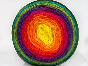 Composition 100% Acrylique haut de gamme, Yellow, Turquoise, Purple, Pink, Orange, Brand Ice Yarns, Green, Yarn Thickness 3 Light DK, Light, Worsted, fnt2-61189