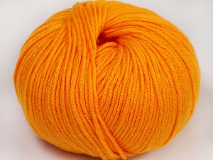 Fiber Content 50% Cotton, 50% Acrylic, Light Orange, Brand Ice Yarns, Yarn Thickness 2 Fine Sport, Baby, fnt2-62402
