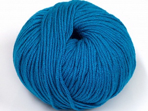 Fiber Content 50% Acrylic, 50% Cotton, Turquoise, Brand Ice Yarns, Yarn Thickness 2 Fine Sport, Baby, fnt2-62426