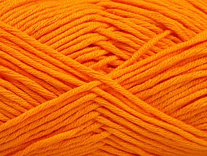 Fiber Content 50% Cotton, 50% Acrylic, Orange, Brand Ice Yarns, Yarn Thickness 3 Light DK, Light, Worsted, fnt2-62737