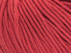 Fiber Content 50% Cotton, 50% Acrylic, Tomato Red, Brand Ice Yarns, Yarn Thickness 3 Light DK, Light, Worsted, fnt2-62740