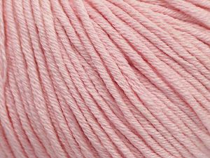 Fiber Content 50% Cotton, 50% Acrylic, Brand Ice Yarns, Baby Pink, Yarn Thickness 3 Light DK, Light, Worsted, fnt2-62753