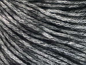 Fiber Content 85% Acrylic, 15% Bamboo, White, Brand Ice Yarns, Black, Yarn Thickness 4 Medium Worsted, Afghan, Aran, fnt2-62991