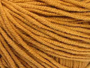 Fiber Content 50% Cotton, 50% Acrylic, Brand Ice Yarns, Gold, Yarn Thickness 3 Light DK, Light, Worsted, fnt2-63031
