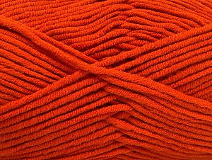 Fiber Content 55% Cotton, 45% Acrylic, Orange, Brand Ice Yarns, Yarn Thickness 4 Medium Worsted, Afghan, Aran, fnt2-63098