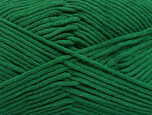 Fiber Content 55% Cotton, 45% Acrylic, Brand Ice Yarns, Dark Green, Yarn Thickness 4 Medium Worsted, Afghan, Aran, fnt2-63099