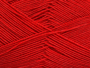 Fiber Content 55% Cotton, 45% Acrylic, Red, Brand Ice Yarns, Yarn Thickness 1 SuperFine Sock, Fingering, Baby, fnt2-63112