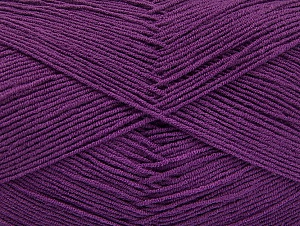 Fiber Content 55% Cotton, 45% Acrylic, Purple, Brand Ice Yarns, Yarn Thickness 1 SuperFine Sock, Fingering, Baby, fnt2-63113