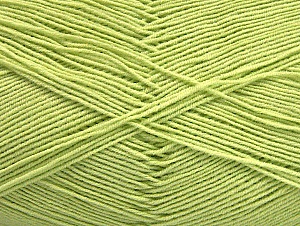 Fiber Content 55% Cotton, 45% Acrylic, Light Green, Brand Ice Yarns, Yarn Thickness 1 SuperFine Sock, Fingering, Baby, fnt2-63118