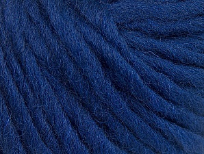 Fiber Content 100% Wool, Navy, Brand Ice Yarns, Yarn Thickness 5 Bulky Chunky, Craft, Rug, fnt2-63348