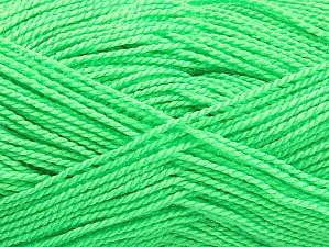 Composition 100% Acrylique, Neon Green, Brand Ice Yarns, Yarn Thickness 1 SuperFine Sock, Fingering, Baby, fnt2-63388 