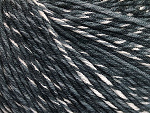 Fiber Content 55% Cotton, 45% Acrylic, White, Brand Ice Yarns, Grey Shades, Yarn Thickness 3 Light DK, Light, Worsted, fnt2-63408