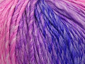 Contenido de fibra 70% AcrÃ­lico, 30% Lana, Purple, Pink Shades, Lilac Shades, Brand Ice Yarns, Yarn Thickness 4 Medium Worsted, Afghan, Aran, fnt2-63453 