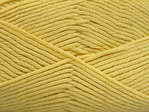 Fiber Content 52% Nylon, 48% Acrylic, Light Yellow, Brand Ice Yarns, Yarn Thickness 4 Medium Worsted, Afghan, Aran, fnt2-64139
