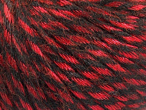 Fiber Content 70% Polyamide, 19% Merino Wool, 11% Acrylic, Red, Brand Ice Yarns, Black, Yarn Thickness 4 Medium Worsted, Afghan, Aran, fnt2-64146