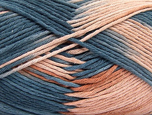 Composition 100% Coton, Light Salmon, Jeans Blue, Brand Ice Yarns, Camel, Yarn Thickness 4 Medium Worsted, Afghan, Aran, fnt2-64193