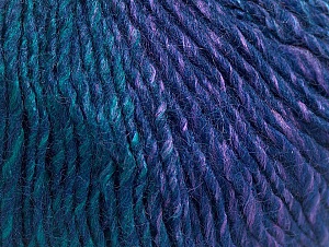 Fiber Content 70% Acrylic, 30% Wool, Purple, Navy, Brand Ice Yarns, Green, Yarn Thickness 3 Light DK, Light, Worsted, fnt2-64219