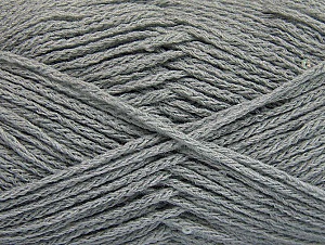 Composition 98% Acrylique, 2% Paillette, Light Grey, Brand Ice Yarns, Yarn Thickness 4 Medium Worsted, Afghan, Aran, fnt2-64447 