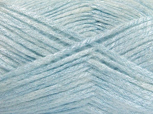 Composition 70% Polyamide, 19% Laine, 11% Acrylique, Light Blue, Brand Ice Yarns, Yarn Thickness 4 Medium Worsted, Afghan, Aran, fnt2-64579