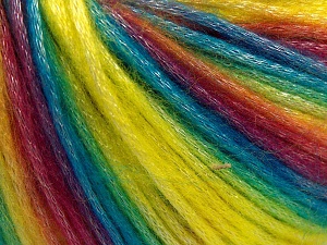 Fiber Content 56% Polyester, 44% Acrylic, Rainbow, Brand Ice Yarns, Yarn Thickness 4 Medium Worsted, Afghan, Aran, fnt2-64625